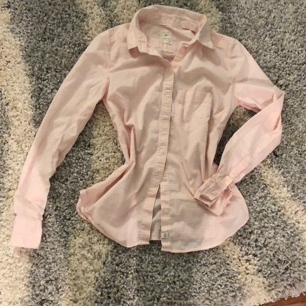 Gap Shrunken Boyfriend Shirt